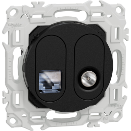 Odace - Tomada mista RJ45...