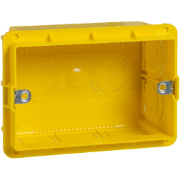 Flush-mounted box yellow...