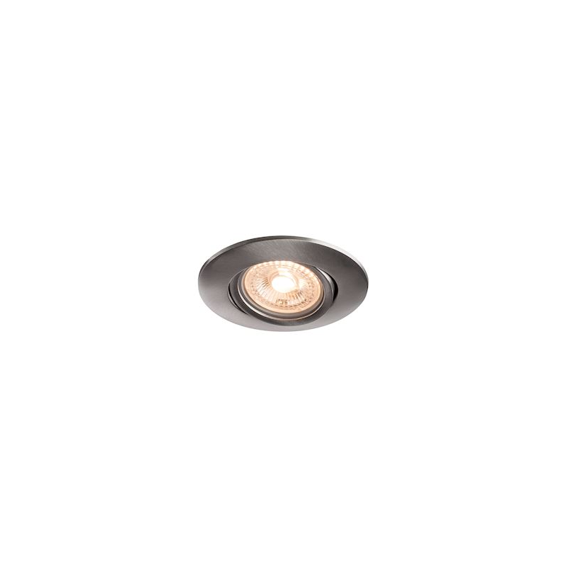 Spot Encastrable SLV GU10 - Noir Mat, 50W, Acier Allié