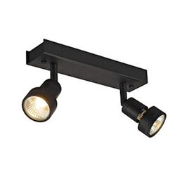 Puri luz de teto Preto mate...