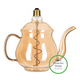 LED théière Earl or E27 4W...