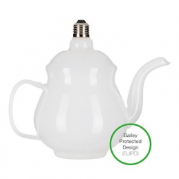LED Teapot Earl Milky E27...
