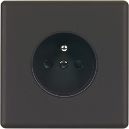 Switch plate Hitera black...