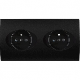 Façade Karo noir double...