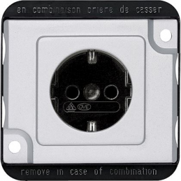 Vandal-proof socket outlet...