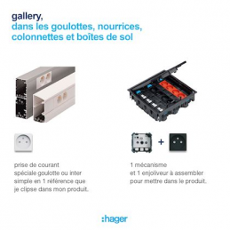 Placa Gallery plástico...