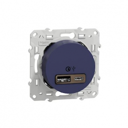 Odace - prise USB double -...