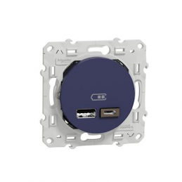 Odace - prise USB double -...