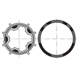 Wheel+crown d50 deprat 53 x1