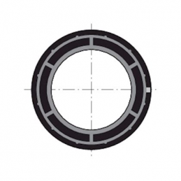 Coroa ø50 tubo d70x1,5 - LT