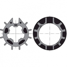 Roda+coroa imbac d70 gota d12