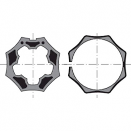 Rueda+corona d50 selve...