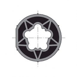 Roda d50 tubo 70x1,5 clipe...