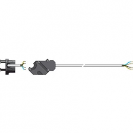 Cable lt csi vvf 2,5m 4c blanc