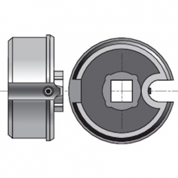 Tip without axle tube d63x1.5