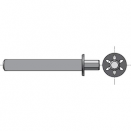 Square axis 13 tourillon d12