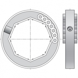 Anel adaptador fechaduras -...