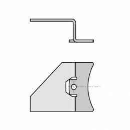 Pé metálico para módulo de...