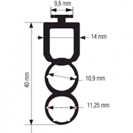 Profile rubber 14-40-01 for...