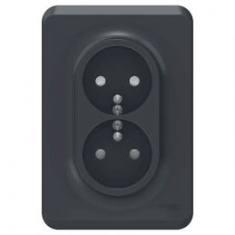 Unica - prise double 2P+T...