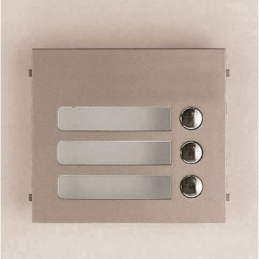 Façade 3 boutons d'appel...