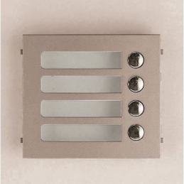 Façade 4 boutons d'appel...