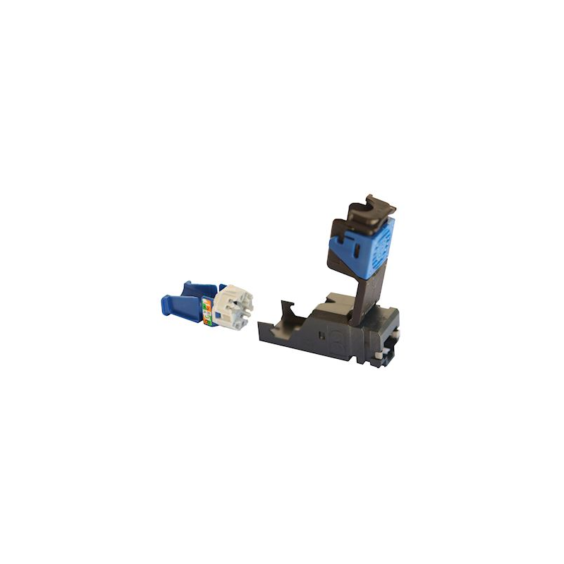 Connecteurs RJ45 Avec Capuchons - Lot De 48 En 4 Couleurs - Protection Anti-Poussière