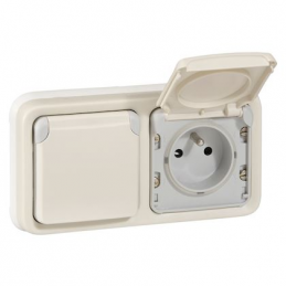 Double socket outlet 2P+T...