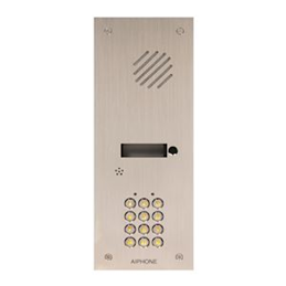 Platine inox 1 BP encastrée...