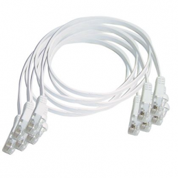 Lot de 5 cordons plats RJ45...
