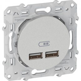 Odace - double chargeur USB...