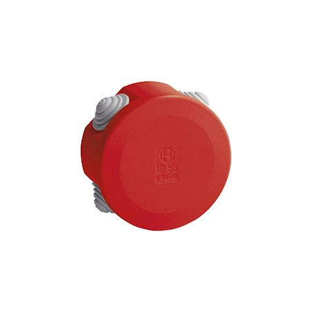 Iboco Box Iboco B05543 Junction box watertight Pico diam. 80 depth. 40 red with