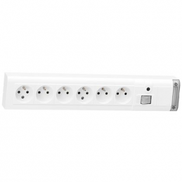 Regleta fijable 6X2P+T +...