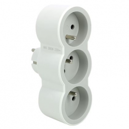 Fiche multiprises - 3x2P+T...