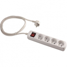 Power strip with switch 4 x...