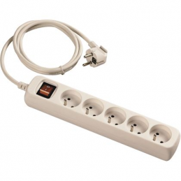 Regleta con interruptor 5 x...