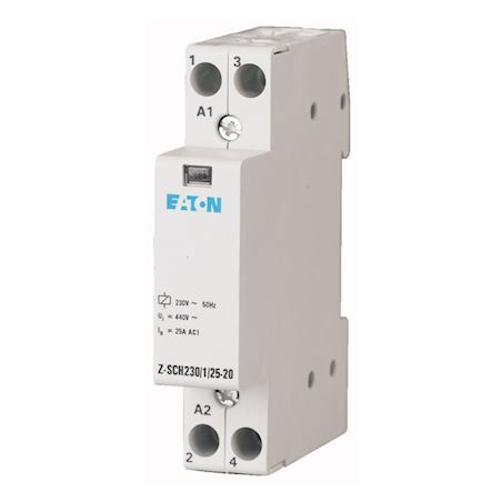 Eaton Z-SCH230/1/25-20 Contactor modular 230Vac 2S 25A IP 40