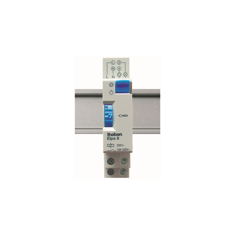 Theben 0080804 Timer electromechanical ELPA 8 - 1 to 7 minutes - 3 to