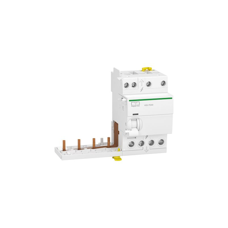 Schneider Electric Acti9 ITG40 Module Différentiel Vigi 3P+N 40A 30mA Type AC - A9Y12740