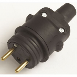 Fiche caoutchouc 16A 2P + T...