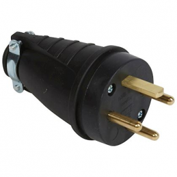 Tapón de goma 3P+T 20A a...