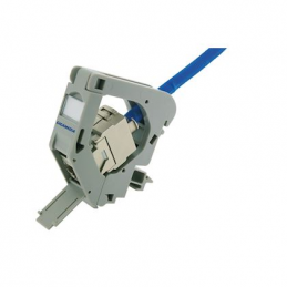 Módulo RJ45 carril DIN CAT6...