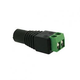 Conector fêmea DC parafuso