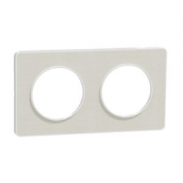 Plaque 2 postes Kvadrat...