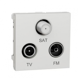 Unica - plug TV + FM + SAT...
