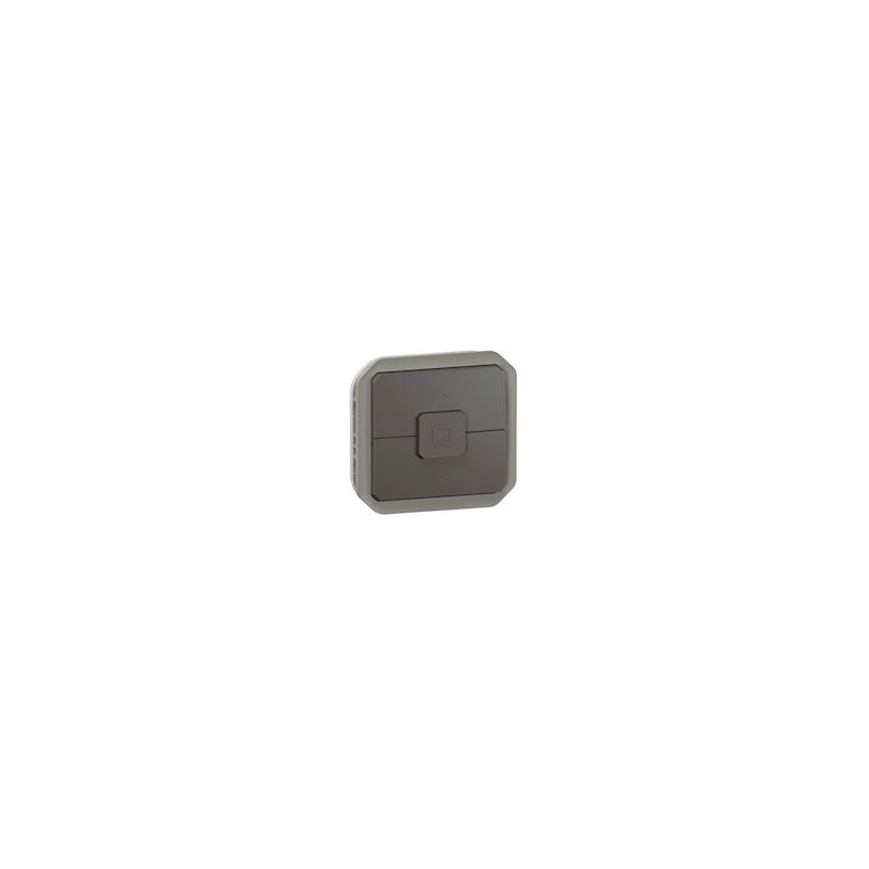 LEGRAND Interrupteur Volets Roulants 6AX Niloé Step Anthracite - 398246 - Installation Encastrée