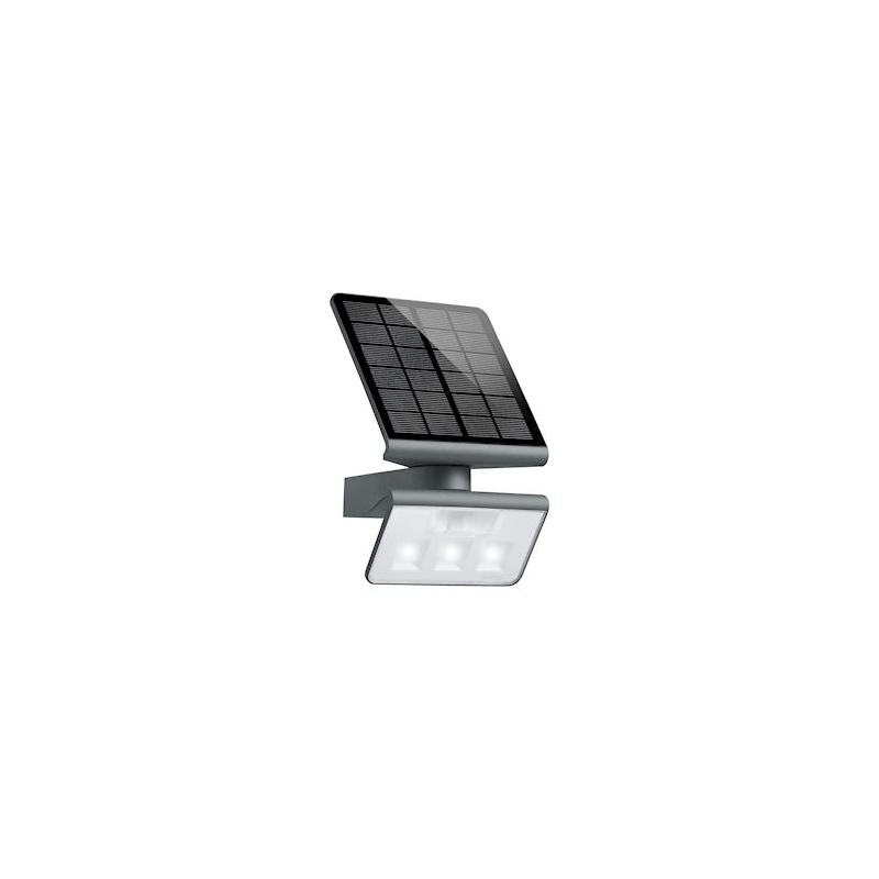 Spot solaire avec détecteur de mouvements Steinel Xsolar 1.2 W blanc froid  argent