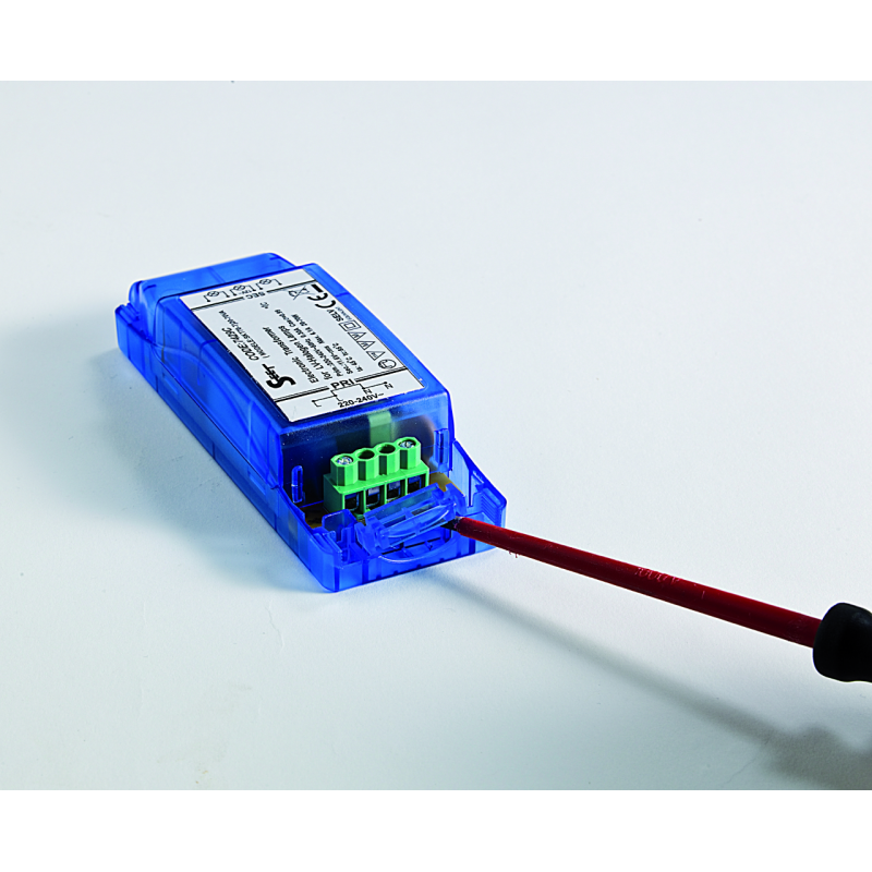 Optimo Ip Europole 7429C Transfo. electronique optimo 4-70VA 12Vac IP20 précâblé