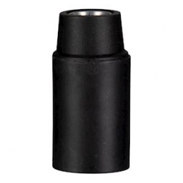 Douille E14 TP Lisse Noir