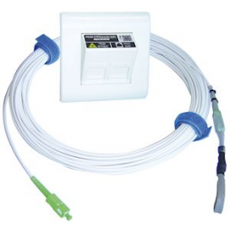 Kit ficha box FTTH + liga...